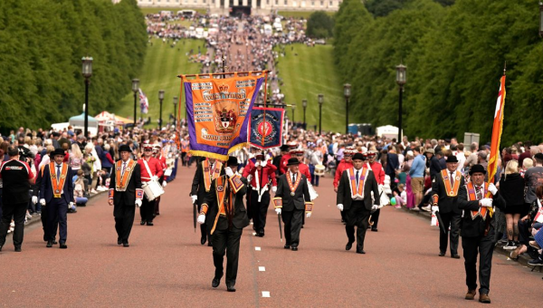 In Pictures: Thousands gather in Belfast to celebrate NI centenary