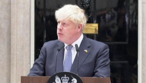 Every word of Boris Johnson’s resignation speech outside Number 10