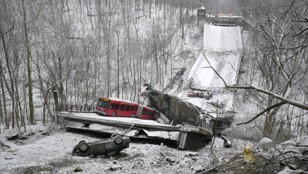 Bridge collapses in Pittsburgh hours before Biden visits to promote infrastructure projects