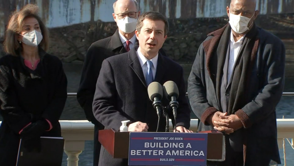 Sec. Buttigieg in Philadelphia to help launch White House’s bridge improvement plan