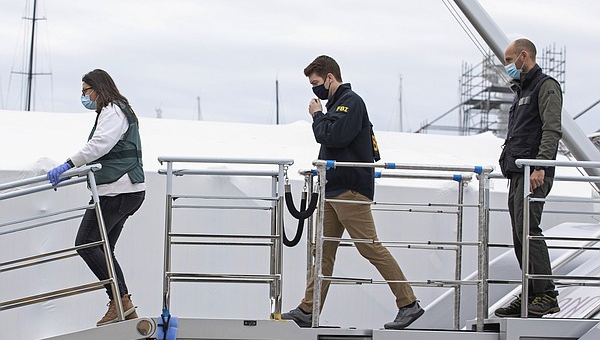 U.S. seizes Russian oligarch's yacht, a first under sanctions