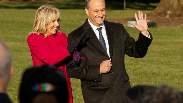Doug Emhoff rushed out of D.C. high school event over reported security threat