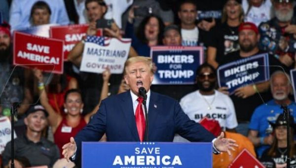 Trump Says November Election’s A “Referendum” On “Enemy Of The State” Biden