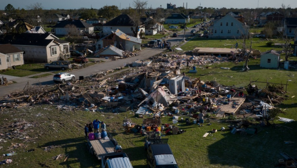 Nearly 150 structures seriously damaged in New Orleans area tornado that killed man