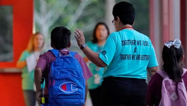 Uvalde students return to school for the first time after the mass shooting that killed 21