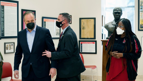 Second Gentleman Doug Emhoff escorted from Black History Month event after bomb threat at DC school