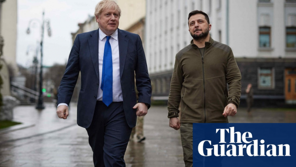 Boris Johnson to hail Ukraine’s ‘finest hour’ in address to Kyiv parliament