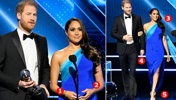 Meghan Markle wears £2K dress at NAACP awards
