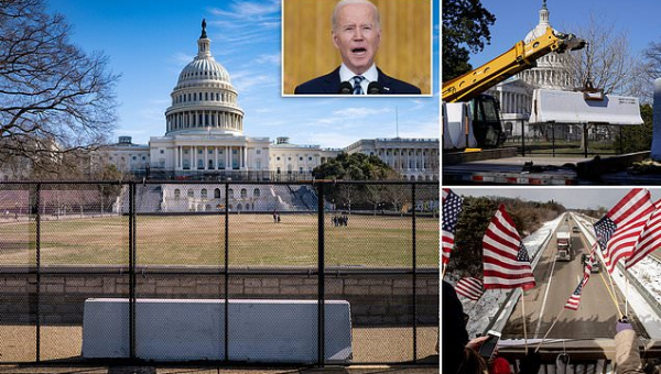 Ring of steel goes back up at the Capitol