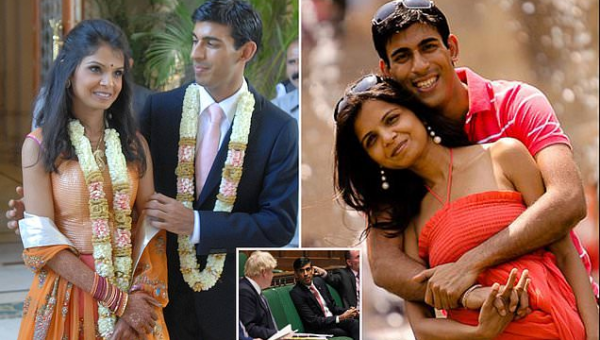 Rishi turns on Boris over leaks about non-dom wife Akshata Murty