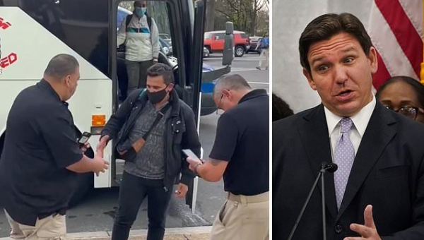 DeSantis tells the 23 migrants bused to DC that they are not welcome