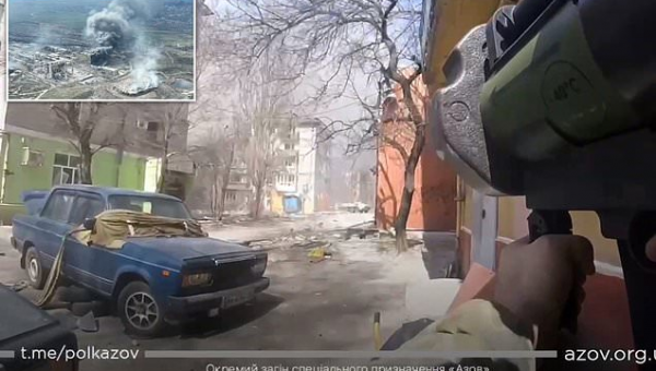 Ukraine troops blast a Russian tank after REJECTING offer to surrender