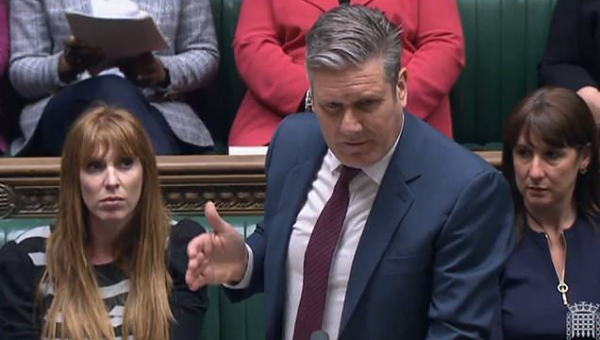 Keir Starmer reads out letter from widower John Robinson