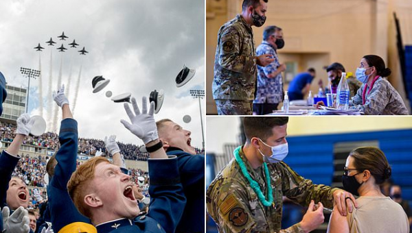 Four US Air Force Academy cadets may be banned from graduation