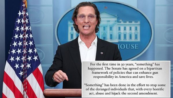 McConaughey thanks bipartisan senate committee who drafted framework