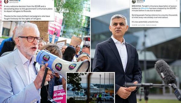 Jeremy Corbyn and Sadiq Khan are among those CELEBRATING ECHR’s ruling