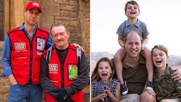 New video shows Prince William selling the Big Issue to the public