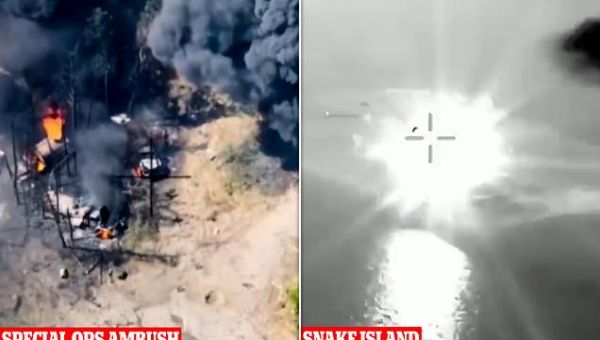 Ukraine pounds Putin’s Snake Island garrison AGAIN days after attack