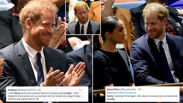 Prince Harry’s ‘scruffy’ hair in New York shocks royal fans