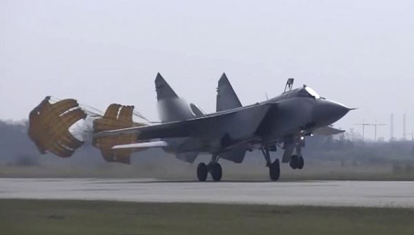Russian MiG-31 fighters with hypersonic missiles deployed to Europe