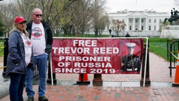 Parents of man jailed for years in Russia meet with Biden