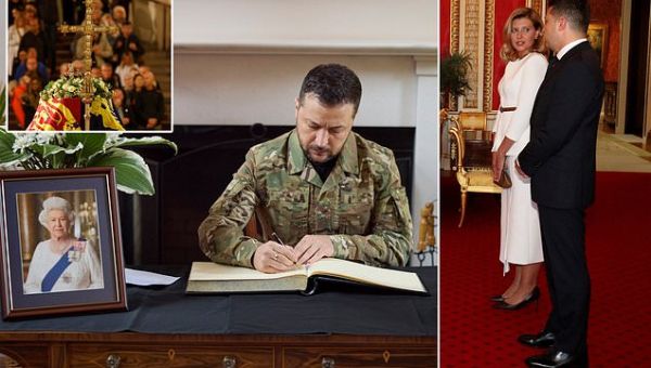 President Zelensky’s wife Olena ‘WILL attend the Queen’s funeral’