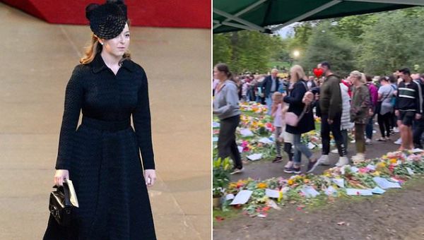 Queen’s distant cousin Zenouska Mowatt pays respect