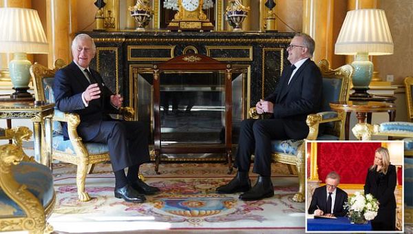 Anthony Albanese talks climate with King Charles before Queen funeral