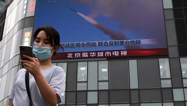 China fires 11 missiles near Taiwan in biggest test in decades