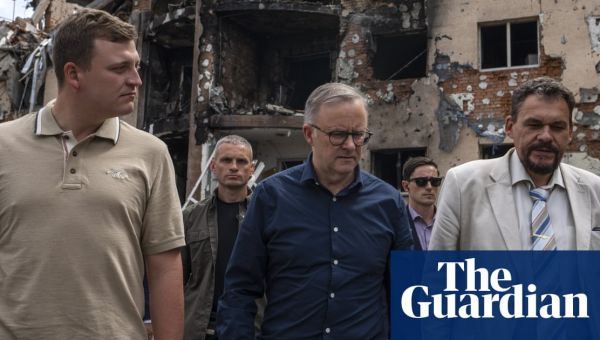 Australian PM visits sites of alleged Russian atrocities in Ukraine