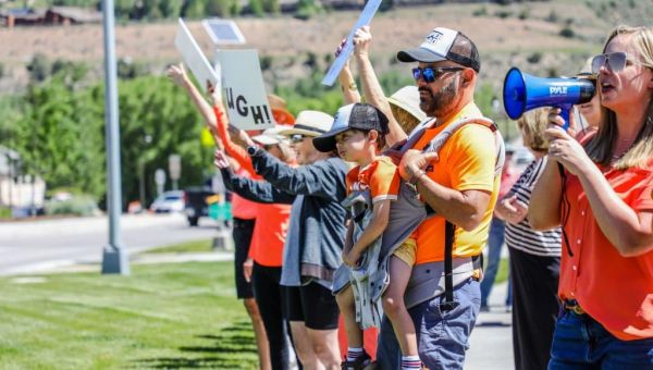 March For Our Lives protest in Edwards draws a crowd