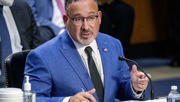 Education Sec. Cardona: Huge Drop in Math, Reading Scores 'Not Surprising' with Remote Learning