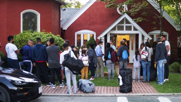 Some migrants flown to Martha's Vineyard moving to a Cape Cod military base