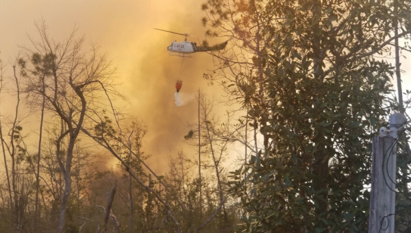 Firefighters working tirelessly against wildfires