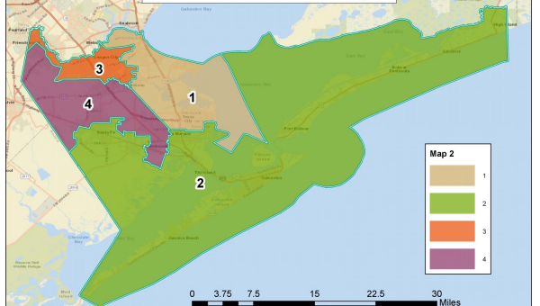 U.S. Justice Department sues Galveston County over new Commissioners Court maps | Houston Public Media