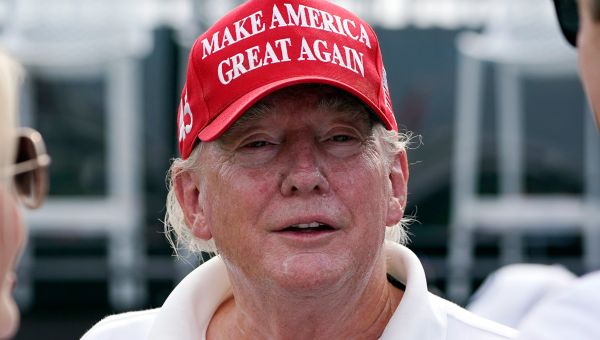 Trump fans shocked by ‘fresh-faced’ ex-president as he tees off with stars