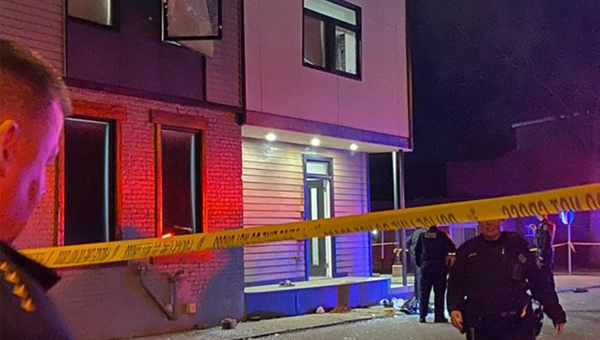 Two teens dead after shooting at party as underage revellers flee for lives