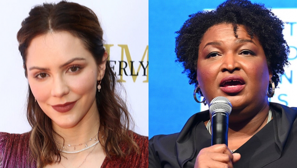Katharine McPhee mocks Stacey Abrams for not wearing mask in photo with children who are