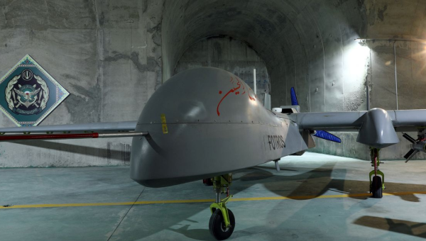 Iran shows off underground drone base, but not its location -state media