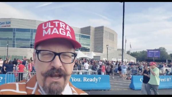 [VIDEO] At 10am There’s More People in Line For Trump’s Rally, Than both of Joe’s PA Rallies Combined