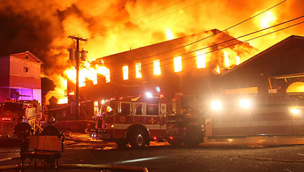 UPDATE: Massive Passaic Warehouse Blaze Stopped From Reaching 50 Tons Of Chlorine