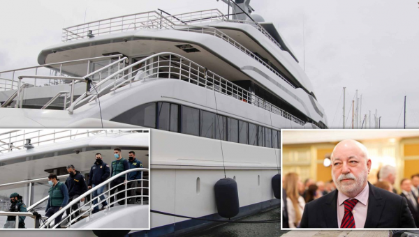 FBI seizes £92,000,000 yacht in Mallorca owned by ally of Putin