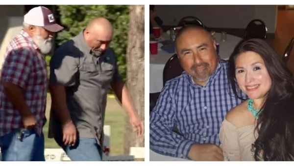 ‘He died of a broken heart’: Husband of heroic slain TX teacher dies, leaving 4 kids orphaned