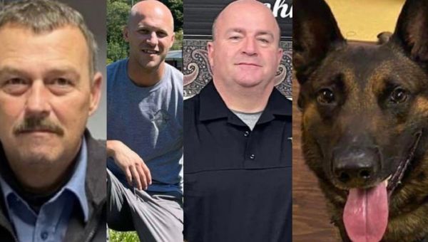 ‘They had no chance’: Three officers, K9 service dog dead after shootout with wanted man
