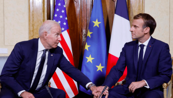 OUCH! French President Macron Snubs Biden After He Wins Re-Election [VIDEO]