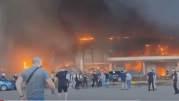 Russian missiles have struck a shopping center in Ukraine with over 1,000 people inside