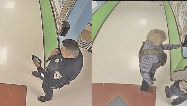 NEW Uvalde Footage: Cops Check Cell Phones, Sanitize Hands During Mass Shooting