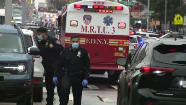 Gunman opens fire on Brooklyn subway; at least 16 injured