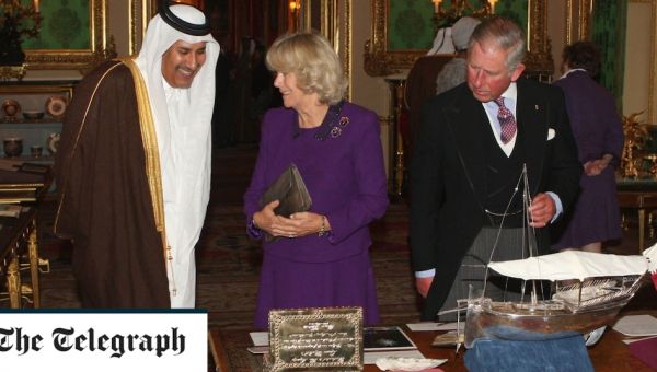 Prince Charles’ links to Qatar are once again in question after accepting cash from sheikh