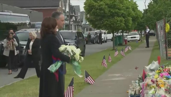 Vice President Kamala Harris mourns for Buffalo victims